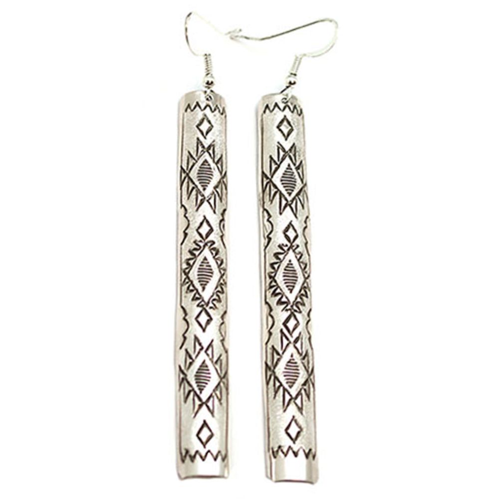 Indianerschmuck Ohrringe aus Silber