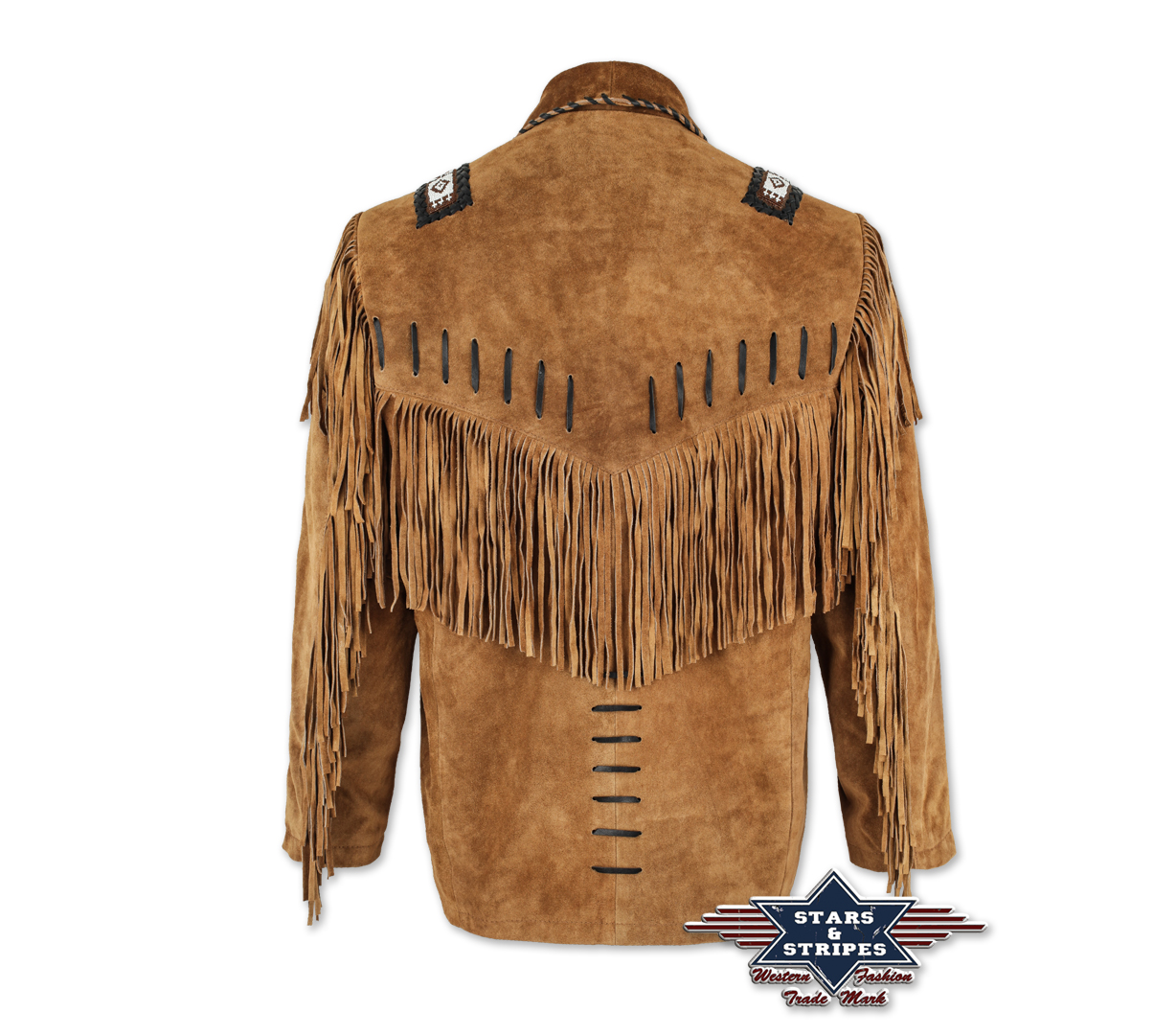 Herren Fransen-Lederjacke von Stars & Stripes - Buffalo