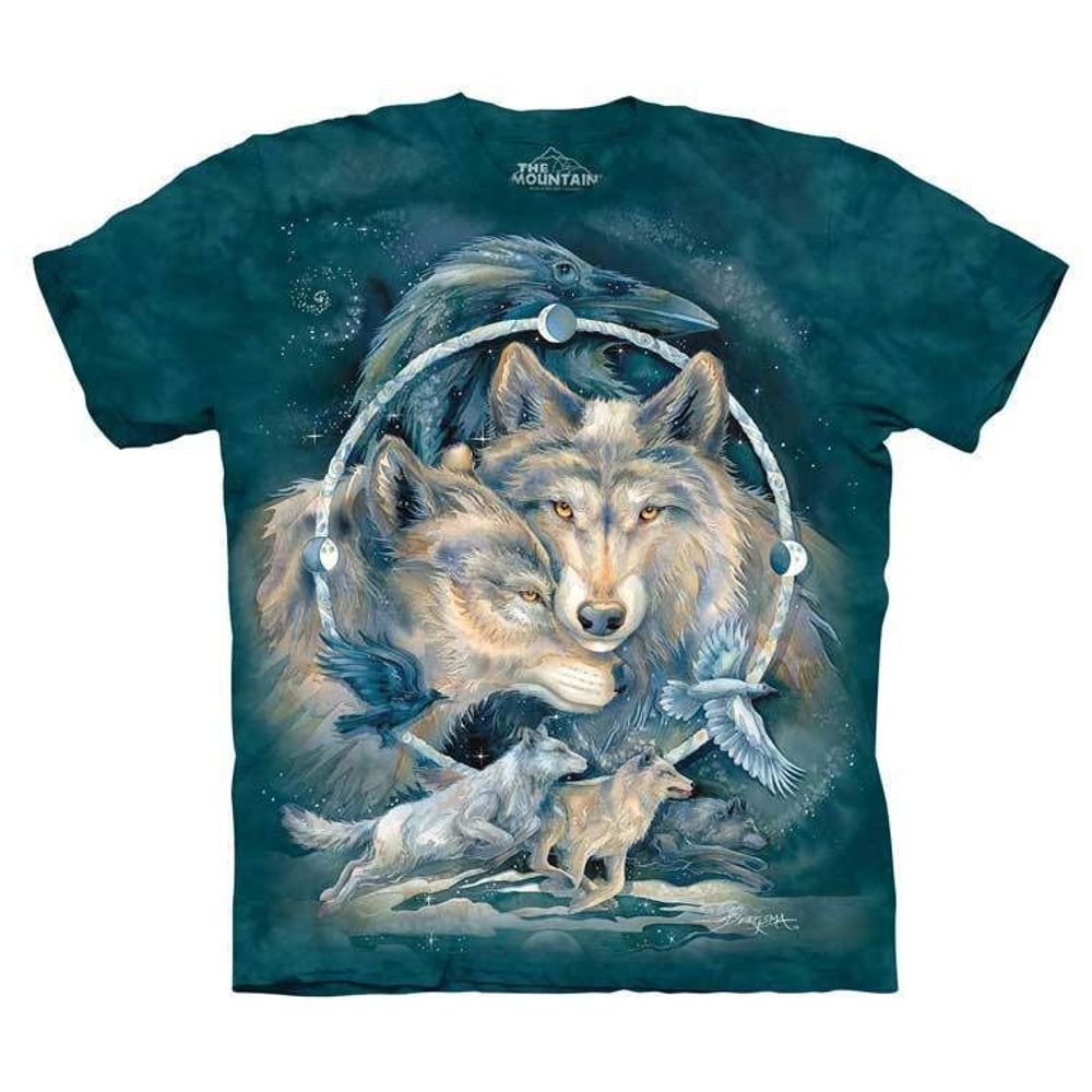 The Mountain T-Shirt - In Spirit I Am Free Wolves 