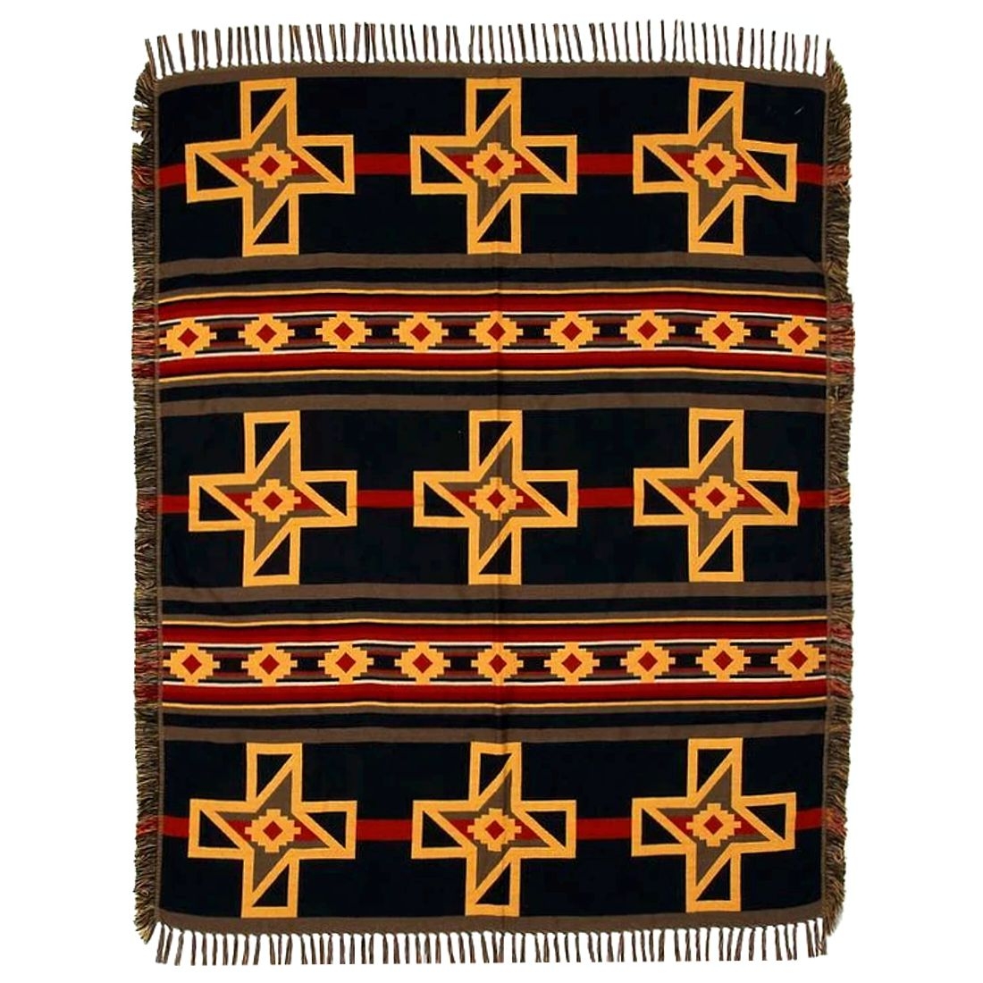 Indianer- & Westerndecke - South West Pueblo Blanket IX, 155 x 120 cm