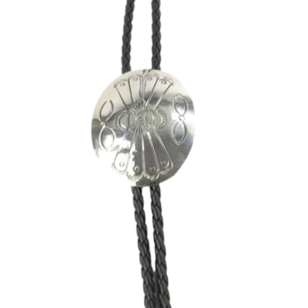 Bolotie aus Sterling Silber - Silver Concho II