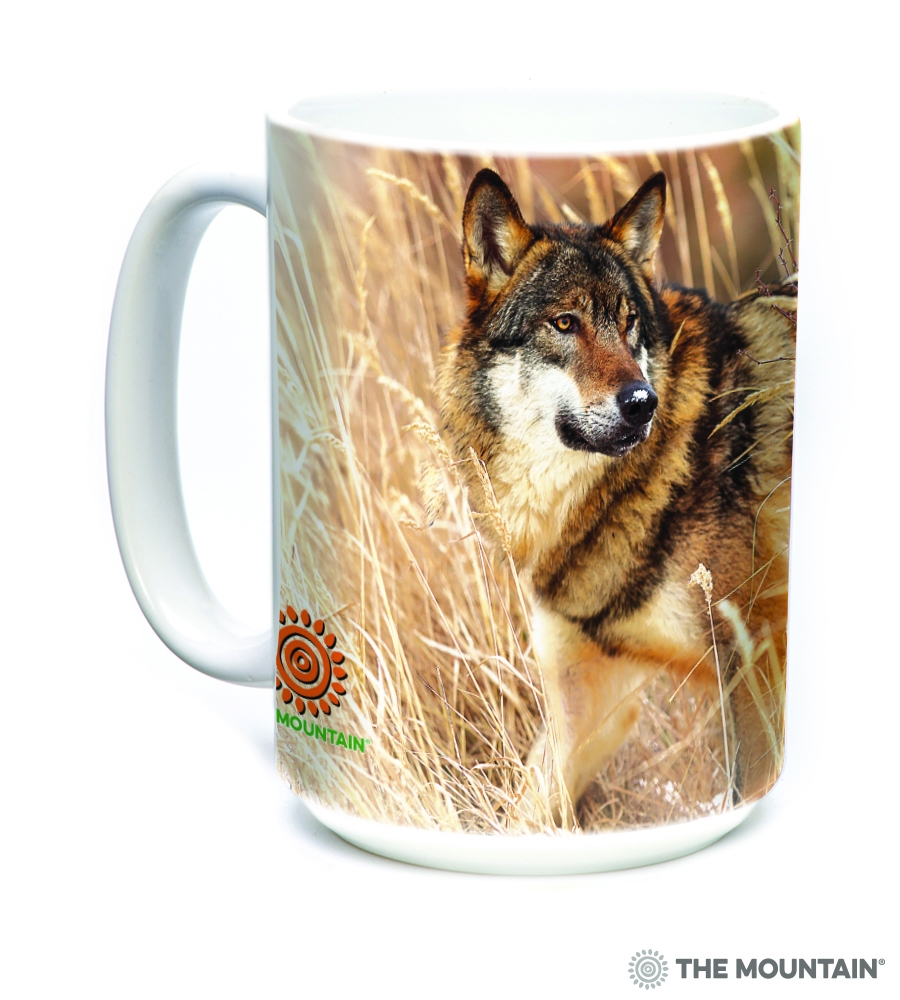XXL-Tasse von The Mountain - Winter Wolf Portrait