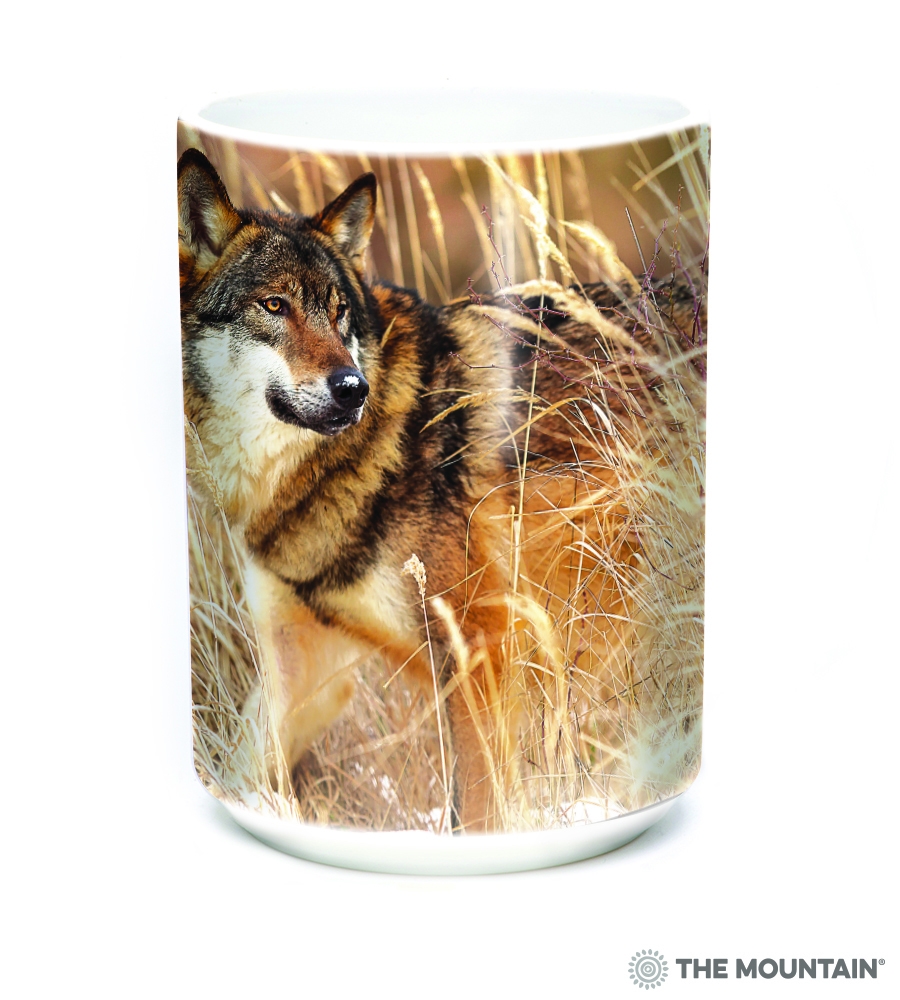XXL-Tasse von The Mountain - Winter Wolf Portrait