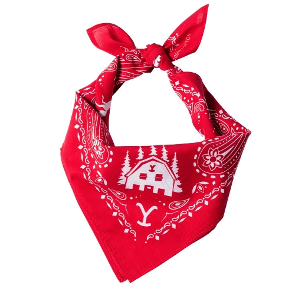 Bandana / Gesichtsschutz - Yellowstone, Rot