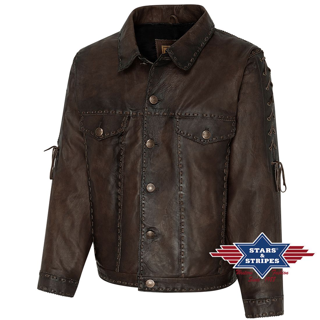 Lederjacke für Herren - Rowdy