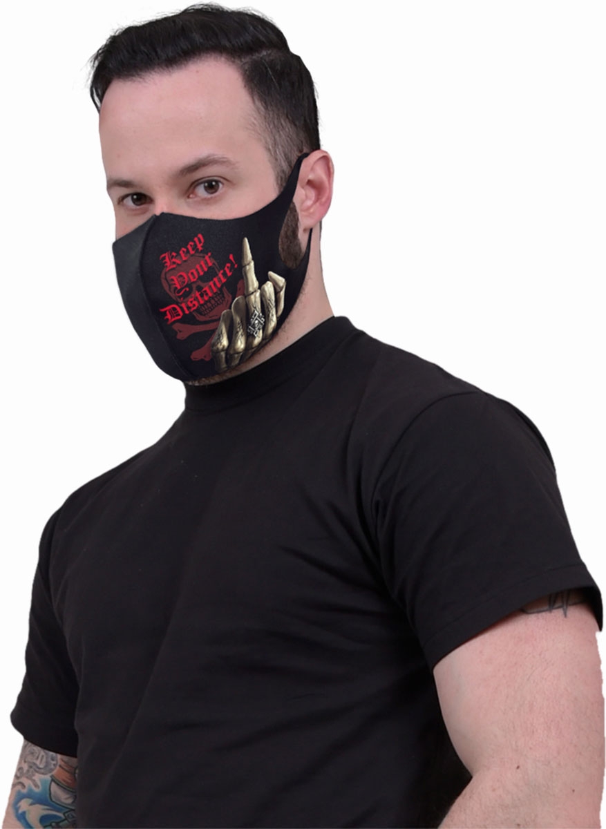 Gesichtsmaske / Mund- & Nasenschutz von Spiral - Keep your Distance