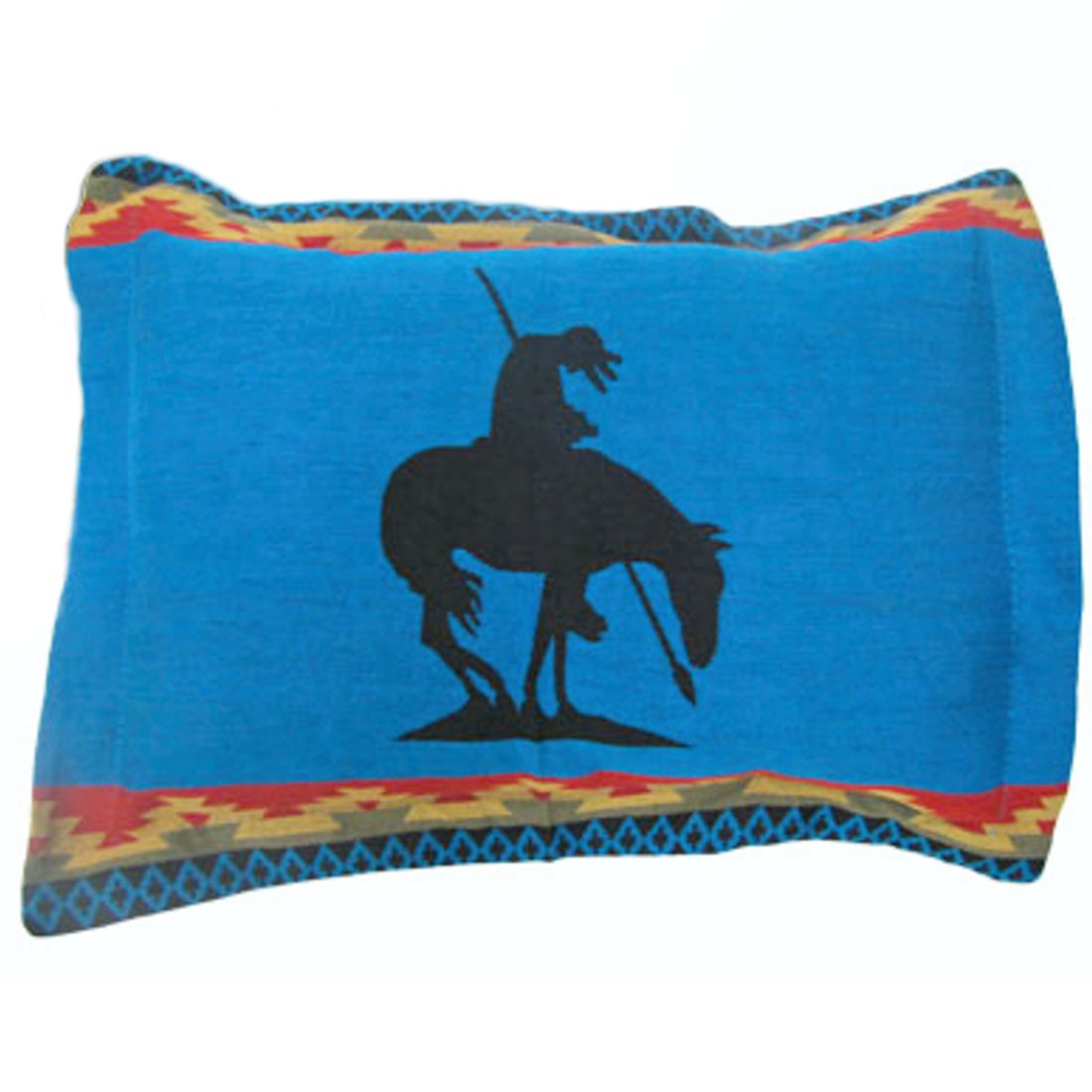 XXL- Indianerkissen / Westernkissen - Premium Pillow End Of The Trail, Blau
