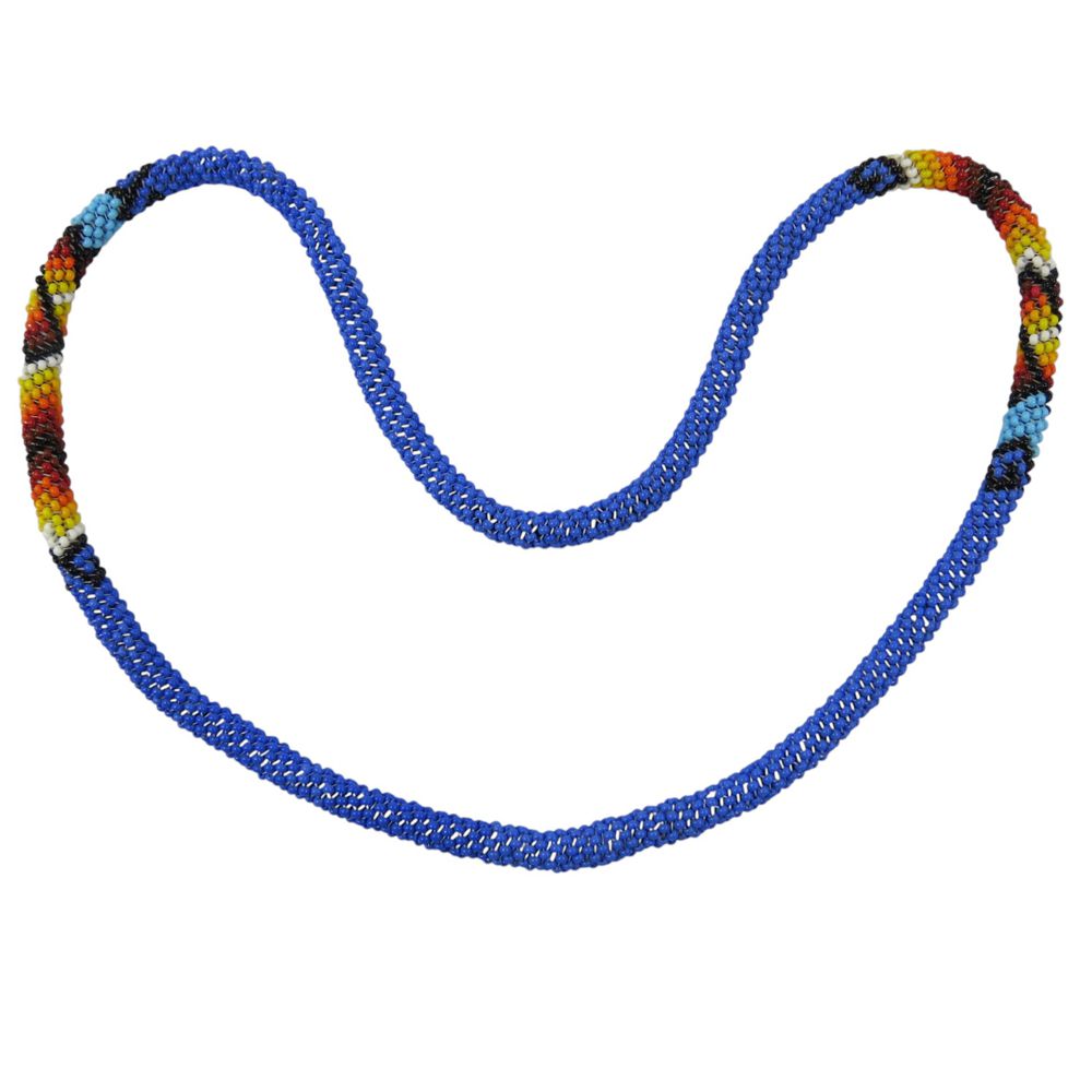 Indianerschmuck Glasperlen-Kette - Colors Of The Medicine Wheel